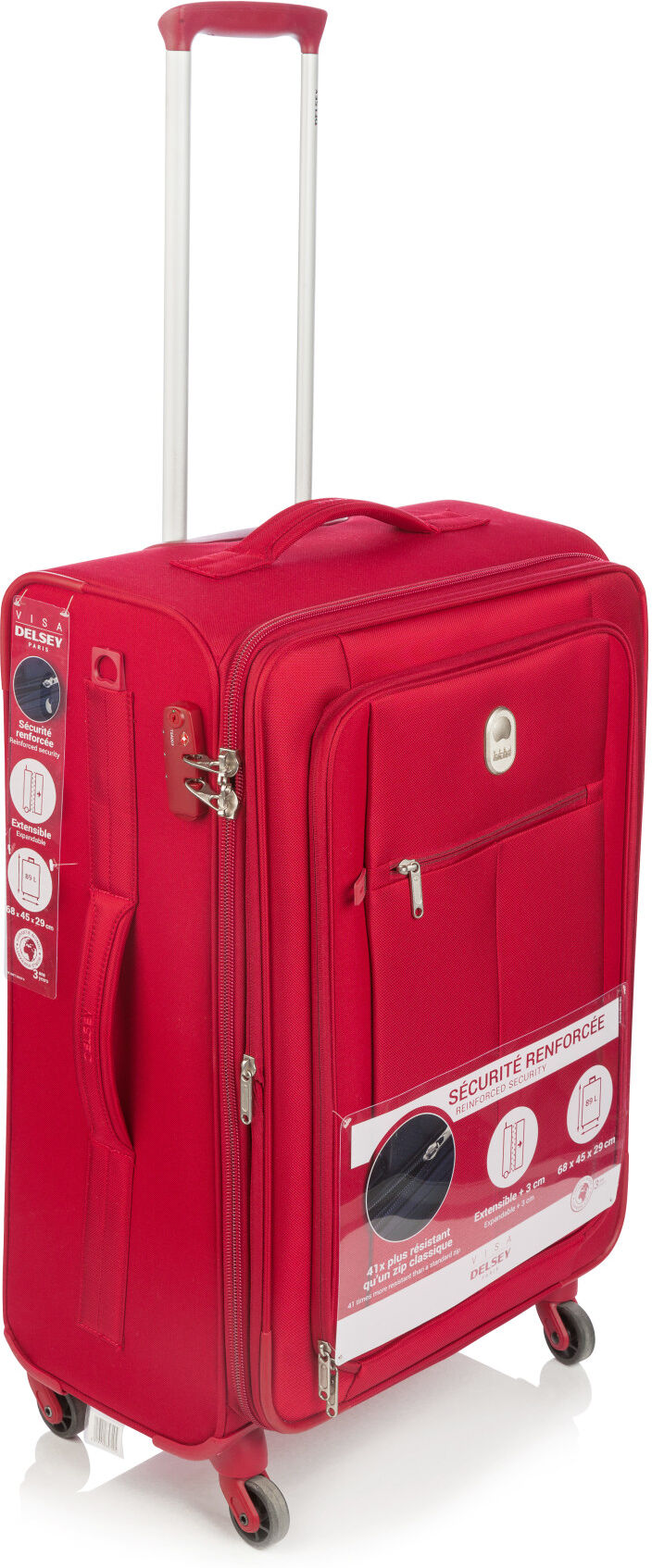 Delsey PIN UP 5 68cm matkalaukku Delsey PIN UP 5 68cm matkalaukku