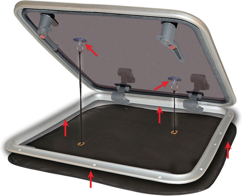 Waterline Design iso hyttysverkko kansiluukuille Waterline Design iso hyttysverkko kansiluukuille