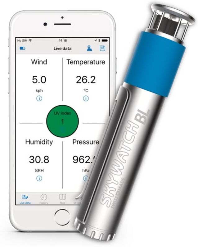 Skywatch Bluetooth sääasema älypuhelimelle