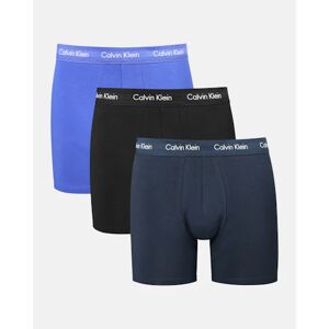 Calvin Underwear - Cotton Stretch 3-Pack Boxer Briefs - Sininen - Male - S