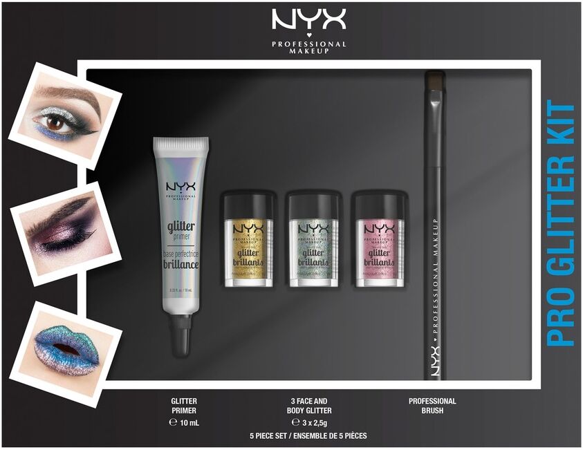NYX Professional Makeup Pro Glitter Kit Lahjapakkaus NYX Professional Makeup Pro Glitter Kit Lahjapakkaus