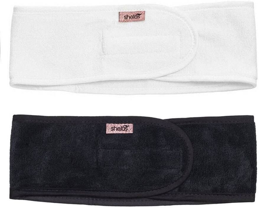 Shela`s Shelas Hiuspanta 2 kpl - Musta/Valkoinen Shela`s Shelas Hiuspanta 2 kpl - Musta/Valkoinen