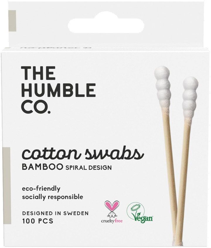 The Humble Co. The Humble Co Humble Natural Spiral Cotton Swabs 100 kpl – White The Humble Co. The Humble Co Humble Natural Spiral Cotton Swabs 100 kpl – White