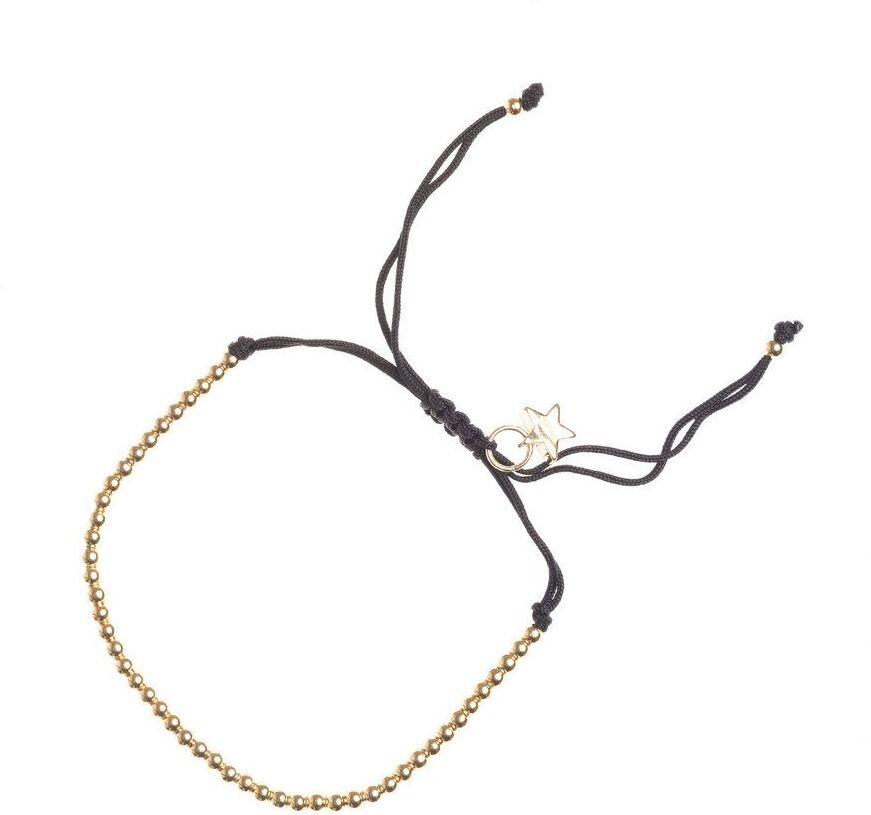 DARK Metal Bead Bracelet Thin ─ Black DARK Metal Bead Bracelet Thin ─ Black