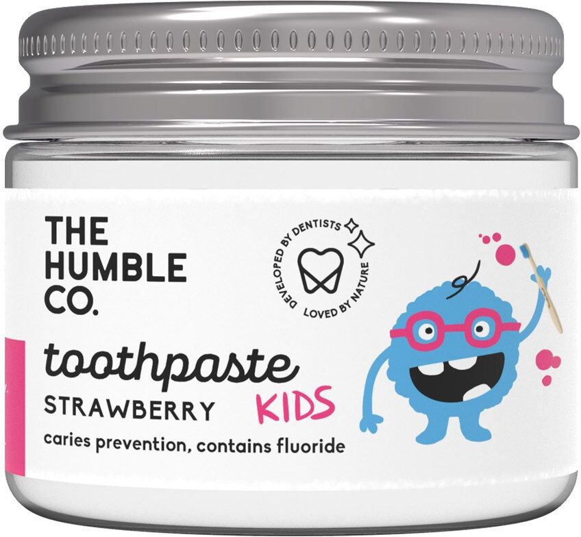 The Humble Co. The Humble Co Humble Natural Toothpaste In Jar Kids Strawberry 50 ml The Humble Co. The Humble Co Humble Natural Toothpaste In Jar Kids Strawberry 50 ml