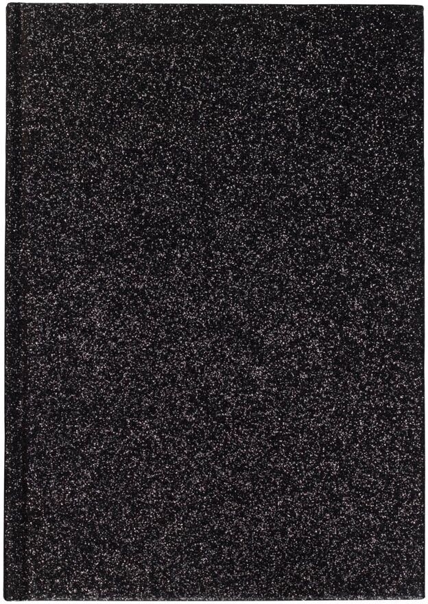 DARK Glitter Notebook A5 ─ Black DARK Glitter Notebook A5 ─ Black