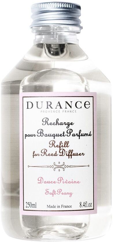 Durance Refill For Reed Diffuser 250 ml – Soft Peony Durance Refill For Reed Diffuser 250 ml – Soft Peony