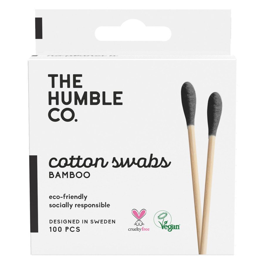The Humble Co. The Humble Co Humble Natural Cotton Swabs 100 kpl – Black