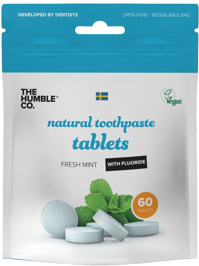 The Humble Co. The Humble Co Dental Tablets With Fluoride 60 kpl The Humble Co. The Humble Co Dental Tablets With Fluoride 60 kpl