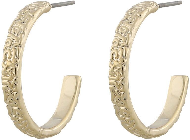 Snö Of Sweden Day Small Ring Earring Plain ─ Gold Snö Of Sweden Day Small Ring Earring Plain ─ Gold