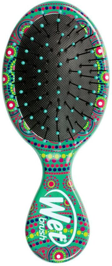 The Wet Brush Wet Brush Mini Detangler - Mandala Green The Wet Brush Wet Brush Mini Detangler - Mandala Green