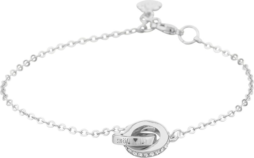 Snö Of Sweden Connected Chain Bracelet – Silver/Clear Snö Of Sweden Connected Chain Bracelet – Silver/Clear