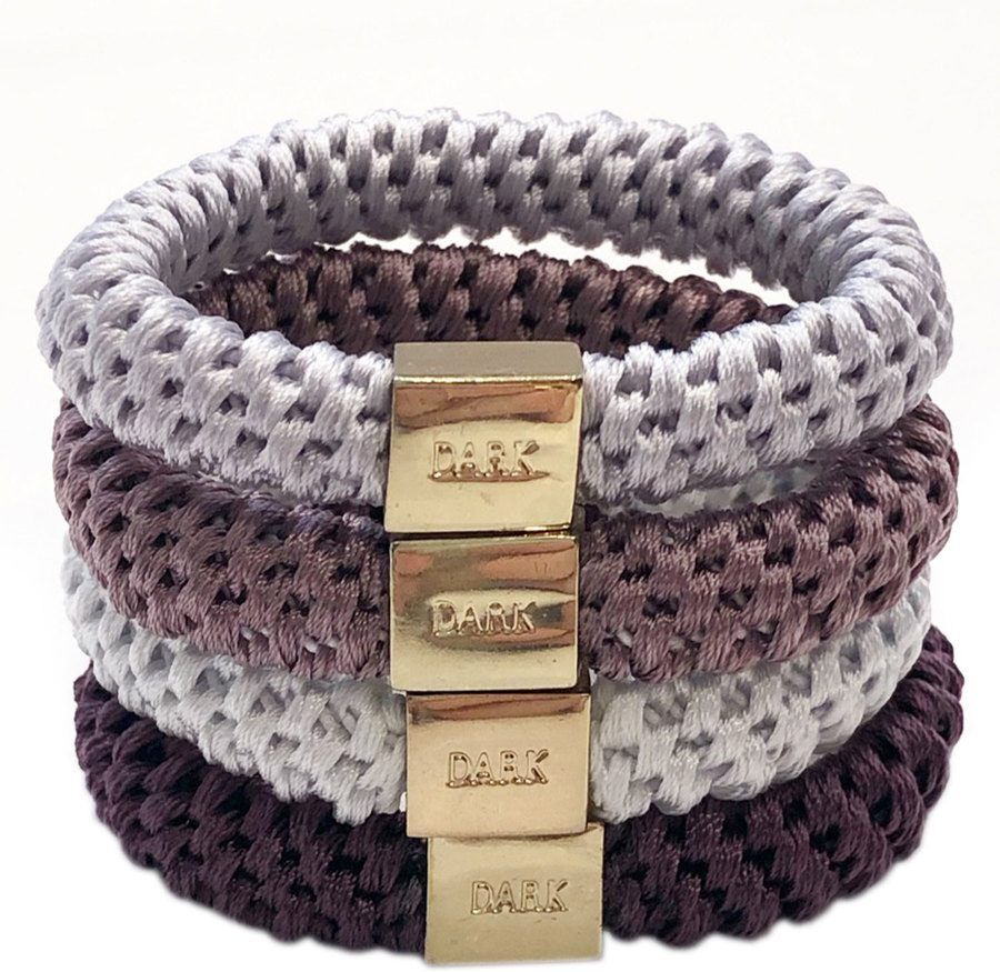 DARK Fat Hair Ties ─ Dusty Grape 4 kpl DARK Fat Hair Ties ─ Dusty Grape 4 kpl