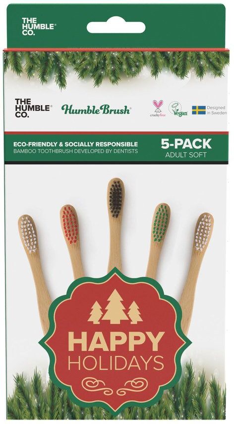 The Humble Co. The Humble Co Flat Curved Adult Soft Xmas 5 kpl The Humble Co. The Humble Co Flat Curved Adult Soft Xmas 5 kpl