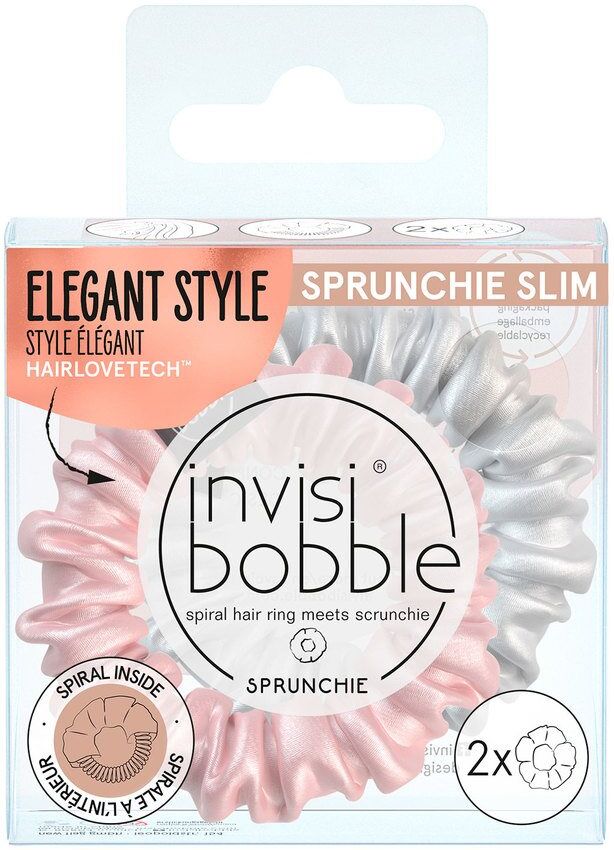 Invisibobble Sprunchie Slim Bella Chrome 2 kpl Invisibobble Sprunchie Slim Bella Chrome 2 kpl