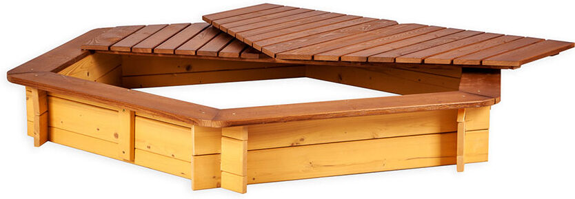 Hiekkalaatikko kannella 130x130 cm Hiekkalaatikko kannella 130x130 cm