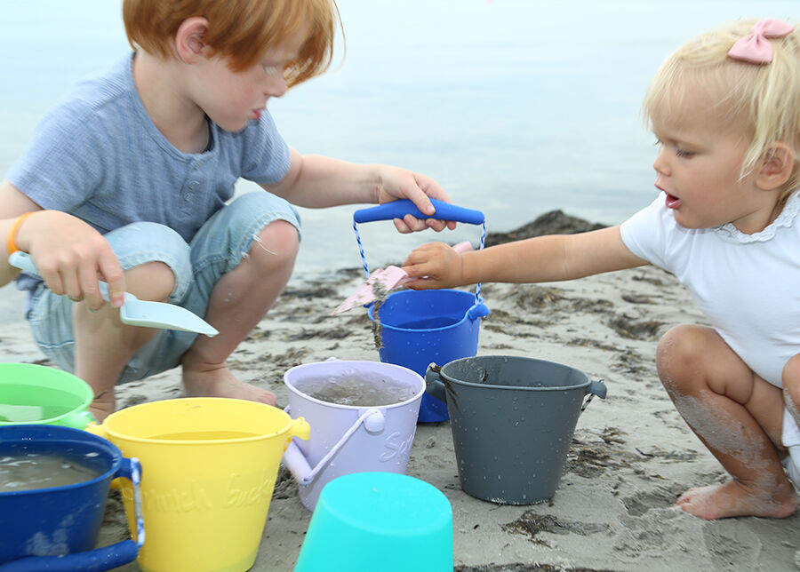 Ämpäri Scrunch, antrasiitti harmaa Ämpäri Scrunch, antrasiitti harmaa