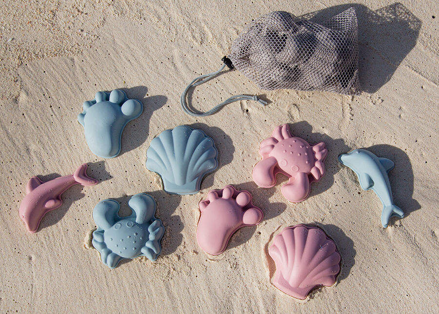 Hiekkamuotit Scrunch, vaaleansininen Hiekkamuotit Scrunch, vaaleansininen