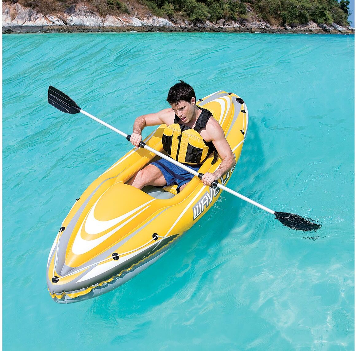 Puhalletttava kanootti WAVE LINE, yhdelle