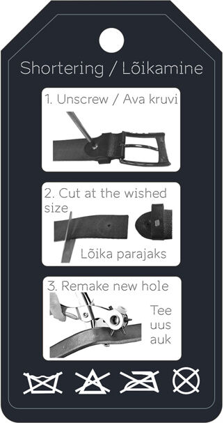 Nahkavyö Etno Ruiskaunokki 3,5 x 110 cm Nahkavyö Etno Ruiskaunokki 3,5 x 110 cm