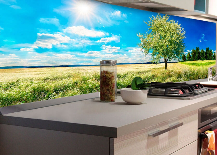 Keittiön välitila Blossom Tree 350x60 cm Keittiön välitila Blossom Tree 350x60 cm