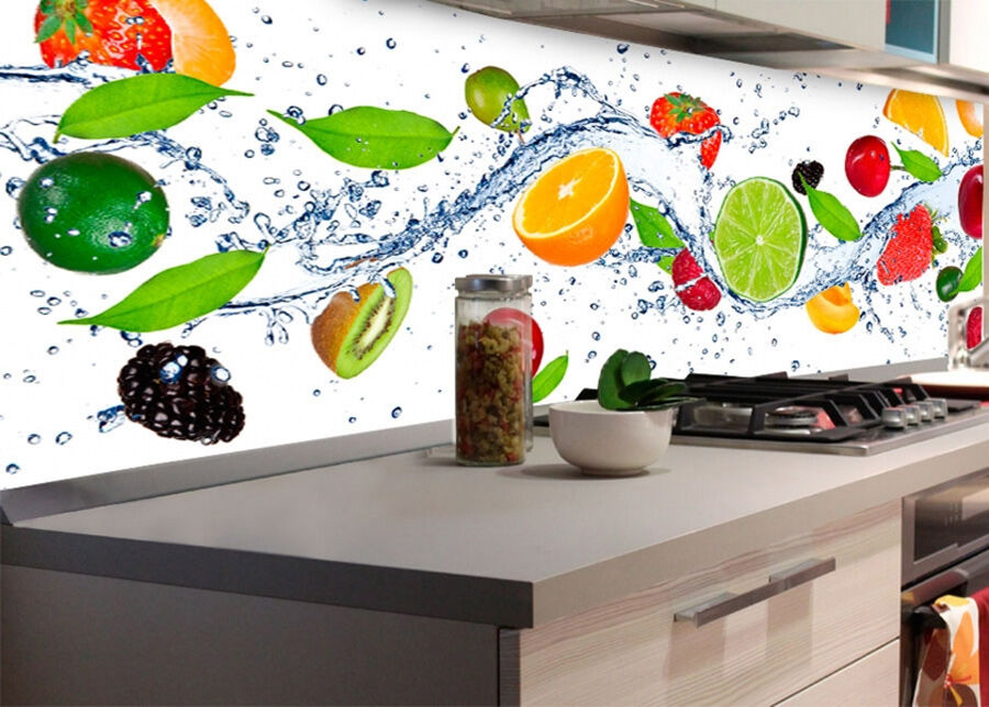 Keittiön välitila Fruits 260x60 cm Keittiön välitila Fruits 260x60 cm