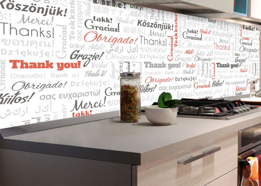 Keittiön välitila Thank you 350x60 cm Keittiön välitila Thank you 350x60 cm