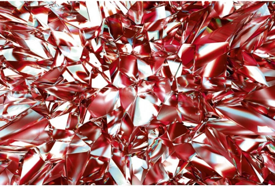 Fleece-kuvatapetti Red crystal 225x250 cm Fleece-kuvatapetti Red crystal 225x250 cm