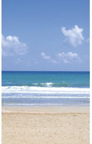 Fleece-kuvatapetti Empty beach 150x250 cm Fleece-kuvatapetti Empty beach 150x250 cm