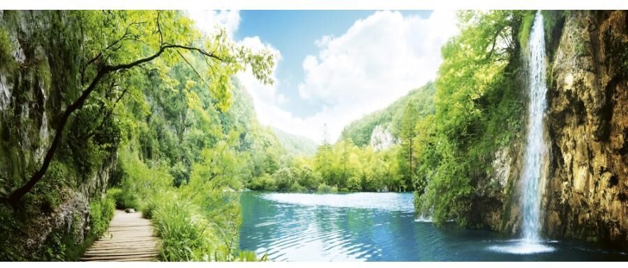 Fleece kuvatapetti Relax in forest 375x150 cm Fleece kuvatapetti Relax in forest 375x150 cm