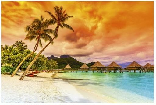 Fleece-kuvatapetti Polynesia 375x250 cm Fleece-kuvatapetti Polynesia 375x250 cm