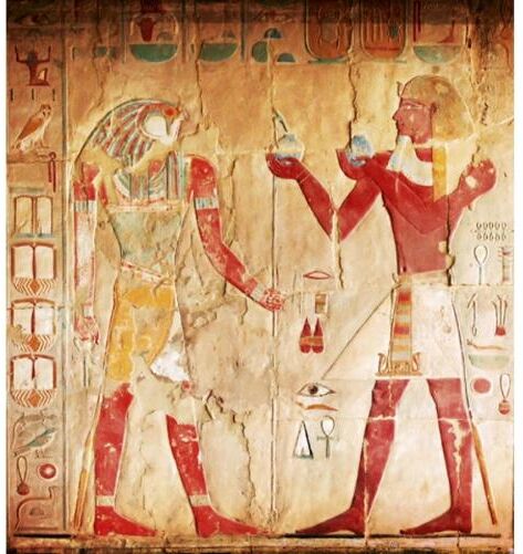 Fleece kuvatapetti Egypt painting 225x250 cm Fleece kuvatapetti Egypt painting 225x250 cm