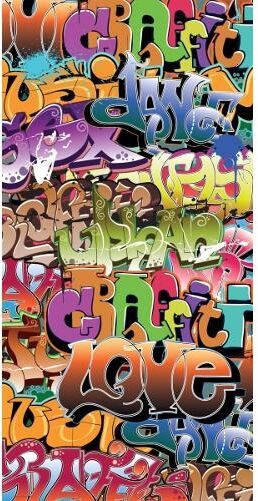 Lattiatarra Graffiti 85x170 cm Lattiatarra Graffiti 85x170 cm