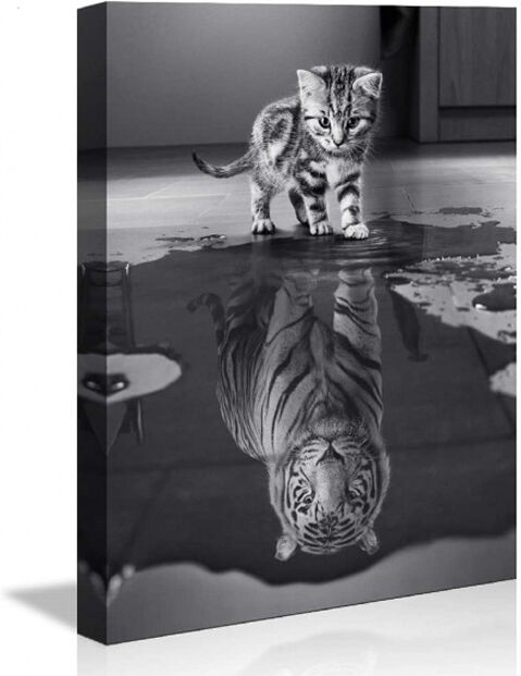 Taulu Kittens and tigers 80x60 cm Taulu Kittens and tigers 80x60 cm