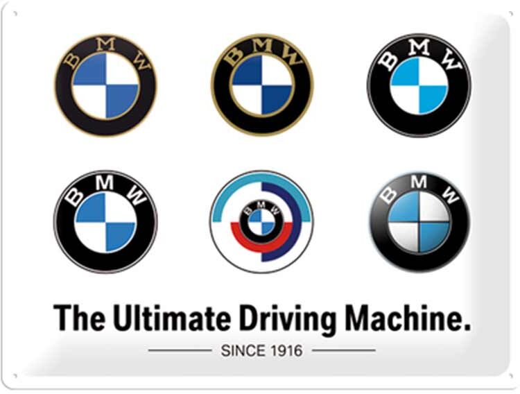 Retrotyylinen metallitaulu BMW - Logo Evolution 30x40 cm Retrotyylinen metallitaulu BMW - Logo Evolution 30x40 cm