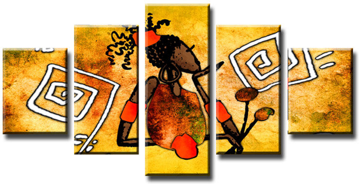 Viisiosainen taulu ABSTRAKT Viisiosainen taulu ABSTRAKT