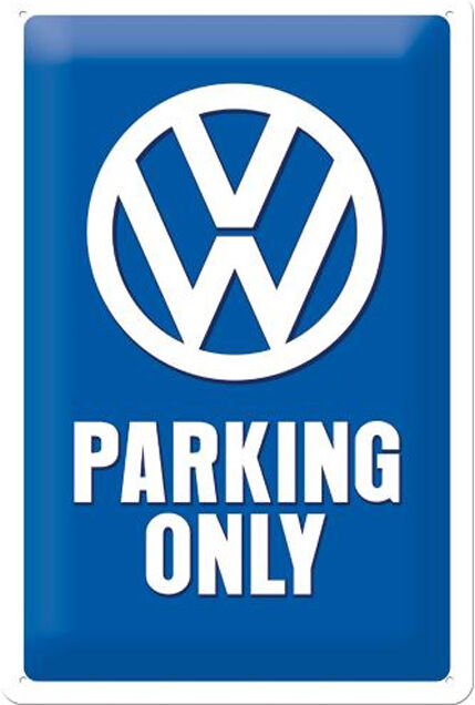 Retro metallitaulu VW Parking only 20x30 cm Retro metallitaulu VW Parking only 20x30 cm