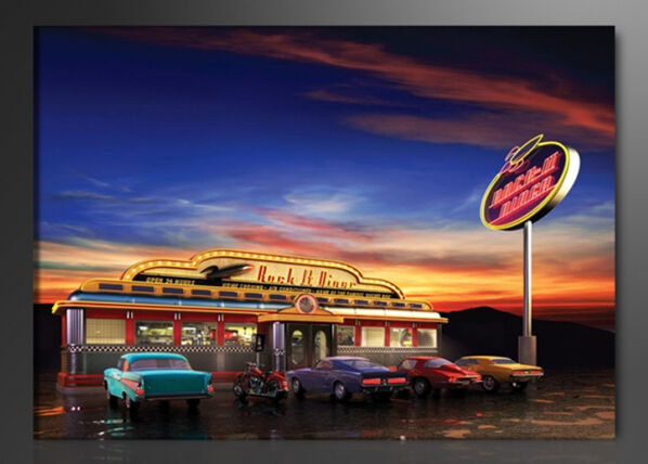 Taulu USA RETRO 60x80 cm Taulu USA RETRO 60x80 cm