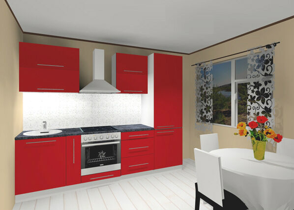 Keittiökalusteet Liisa 2 P 260 cm Keittiökalusteet Liisa 2 P 260 cm