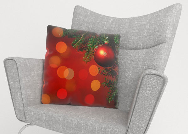 Koristetyynyliina RED CHRISTMAS TOYS 45x45 cm Koristetyynyliina RED CHRISTMAS TOYS 45x45 cm