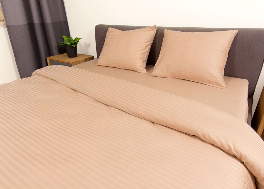 Pussilakanasetti Line Beige 150x210 cm Pussilakanasetti Line Beige 150x210 cm