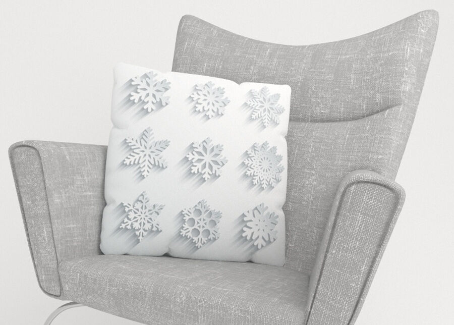 Koristetyynyliina Snowflakes 40x40 cm Koristetyynyliina Snowflakes 40x40 cm