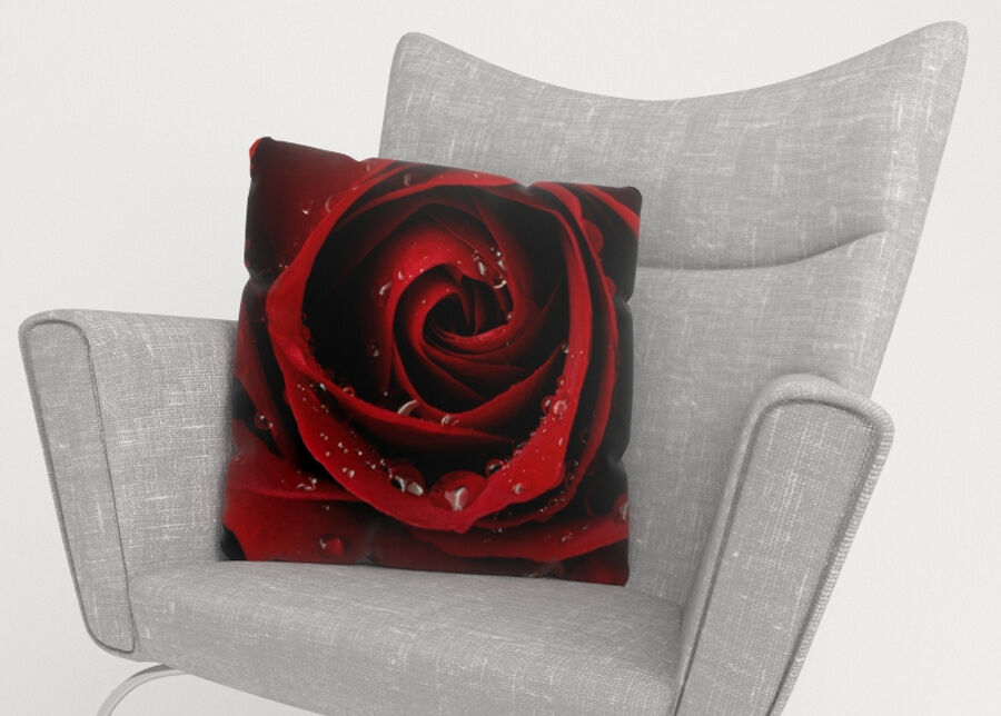 Koristetyynyliina Red Rose 40x40 cm Koristetyynyliina Red Rose 40x40 cm