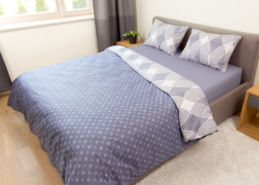 Pussilakanasetti Zenon Harmaa 180x210 cm Pussilakanasetti Zenon Harmaa 180x210 cm