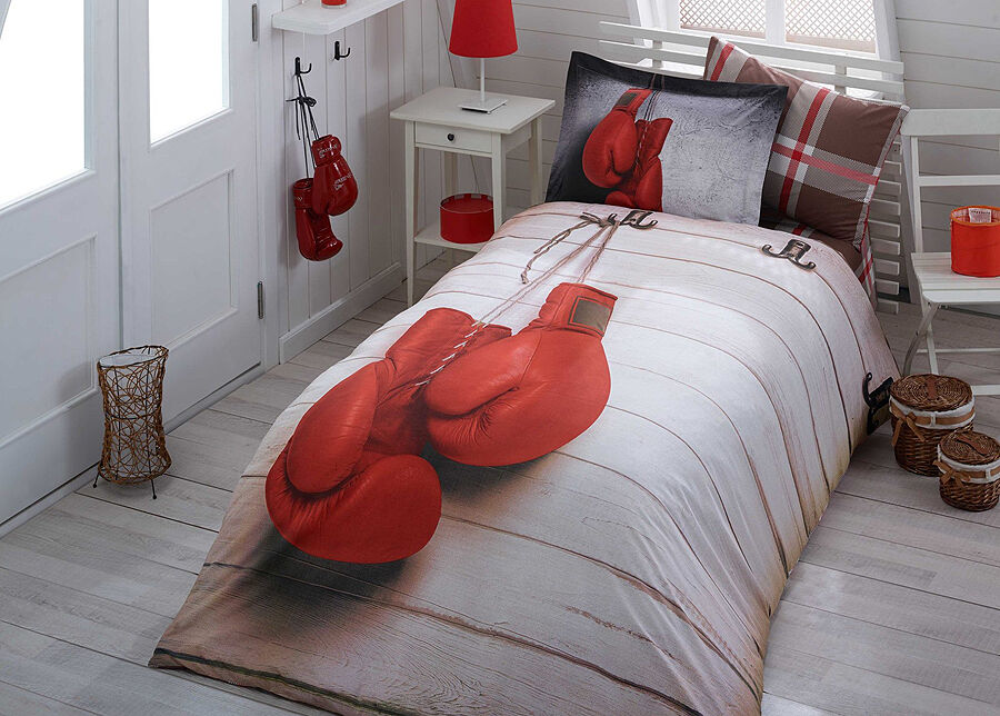 Pussilakanasetti 3D Champion 160x220 cm Pussilakanasetti 3D Champion 160x220 cm