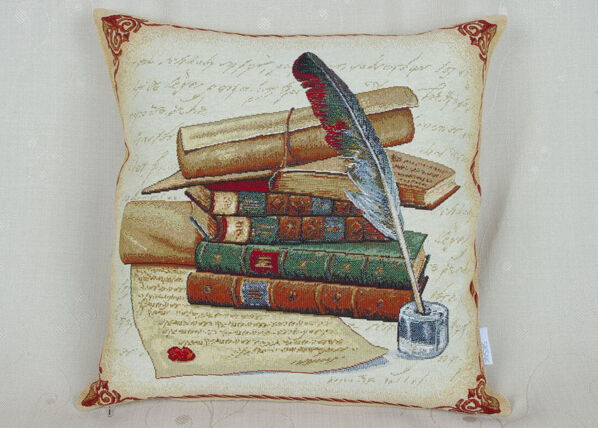 Gobeliinikankainen koristetyyny WRITER 45x45 cm Gobeliinikankainen koristetyyny WRITER 45x45 cm