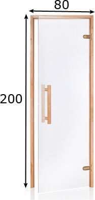 Saunanovi NATURAL 80x200 cm Saunanovi NATURAL 80x200 cm