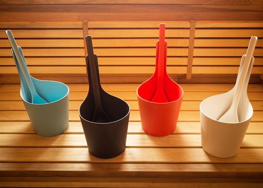 Saunakiulu ja kauha Saunakiulu ja kauha