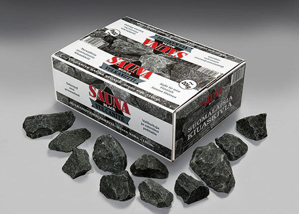 Kiuaskivet vulkaniitti 5-10 cm, 20 kg Kiuaskivet vulkaniitti 5-10 cm, 20 kg