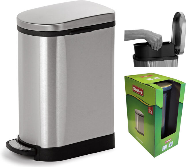 Roskakori polkimella SAUBER 10 L Roskakori polkimella SAUBER 10 L